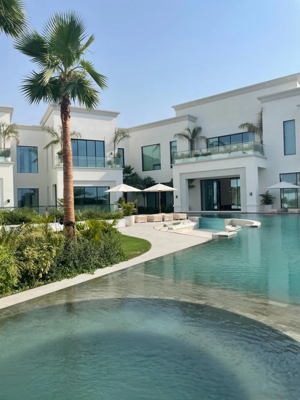 Villa garden and outdoor space