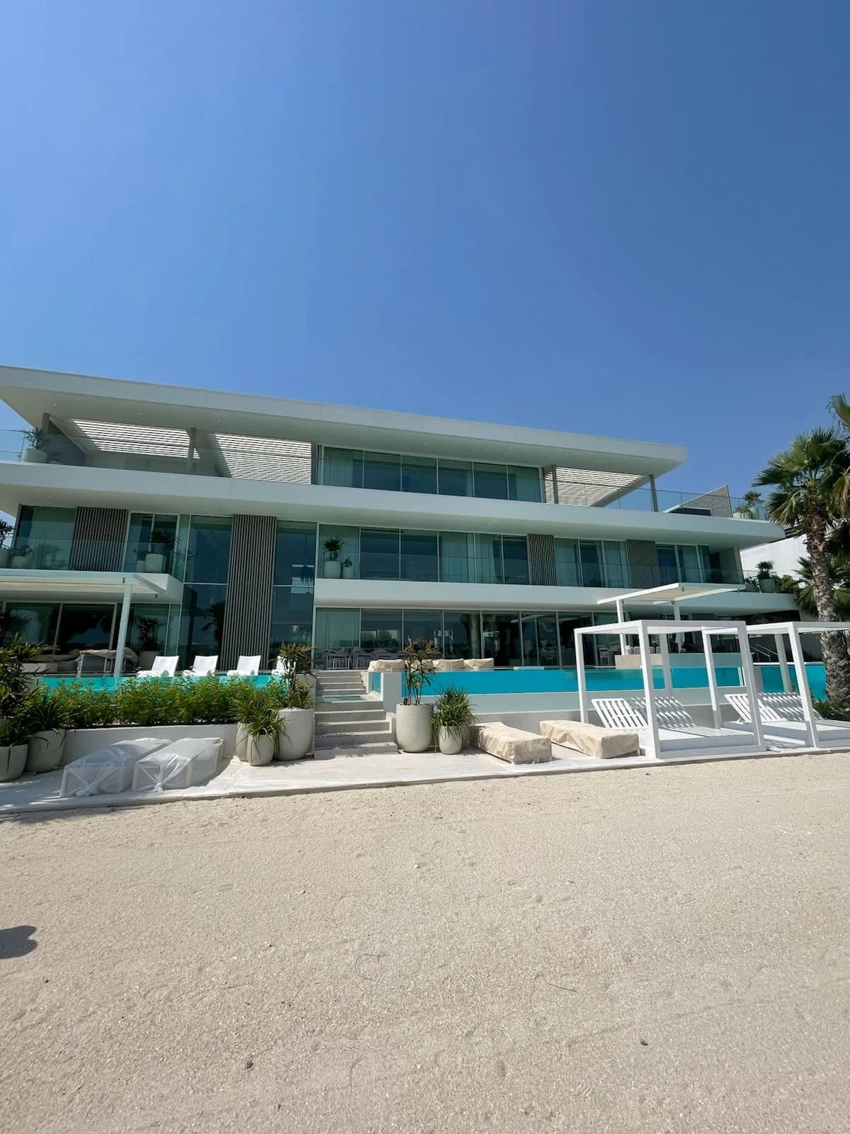 Contemporary beachfront house from the supplied property photography